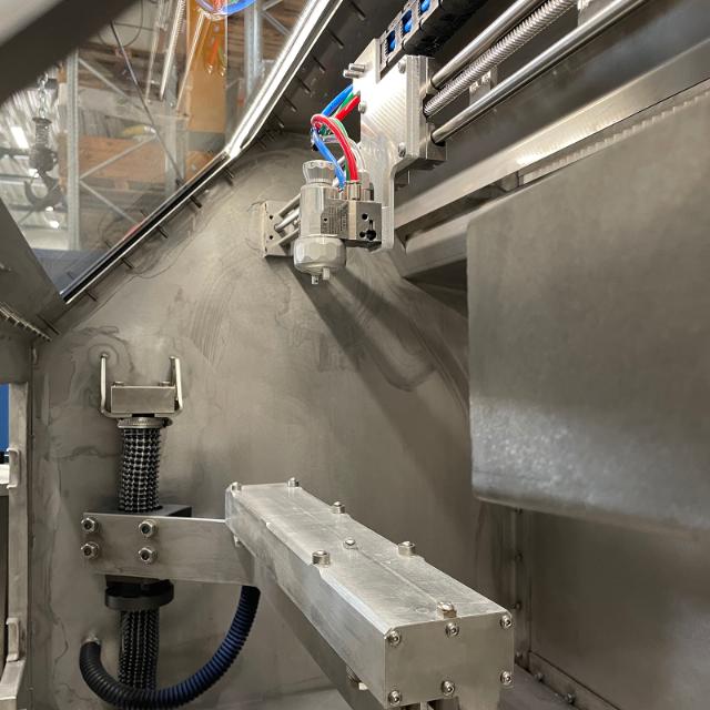 Micro coating cabinet spray gun