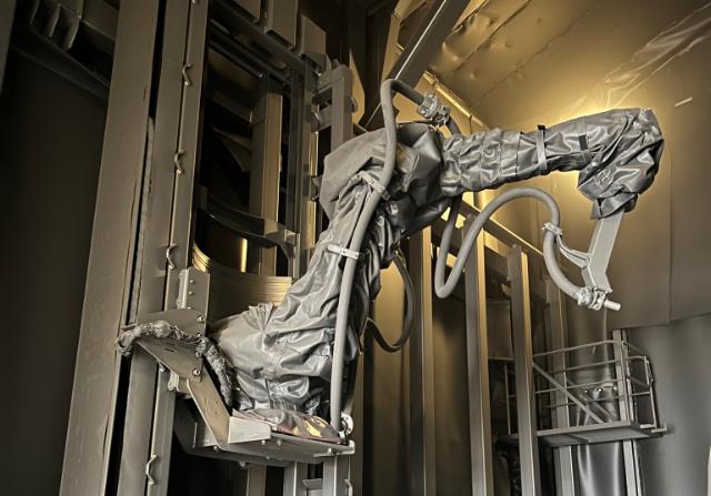 Robotic solution for shot blasting