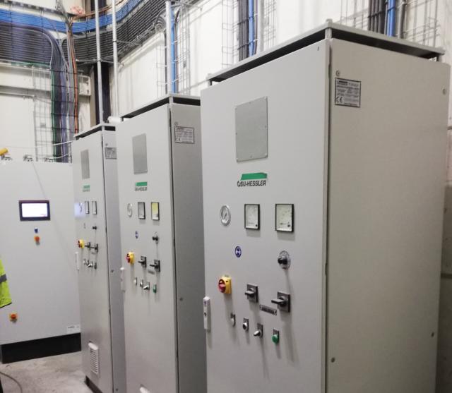 Metallizing control units